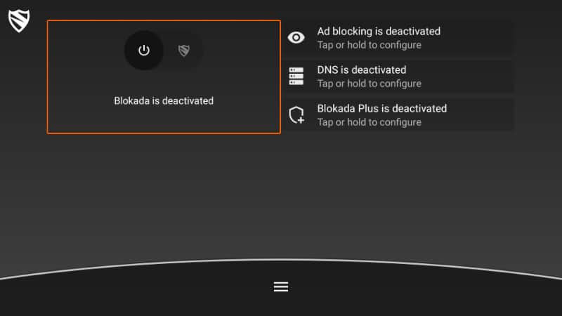 Blokada not connected