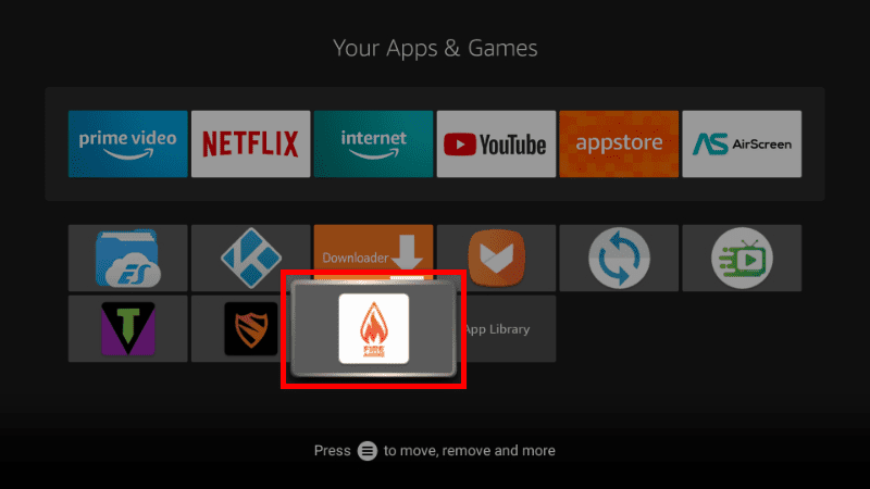 FireAnime apk on Firestick