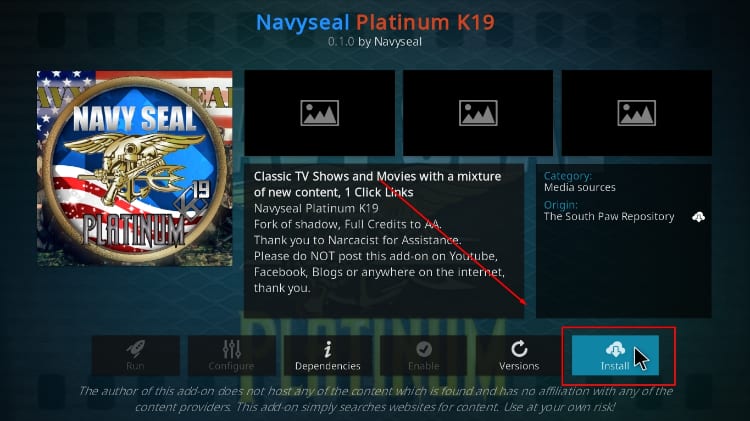 install Navyseal Platinum option