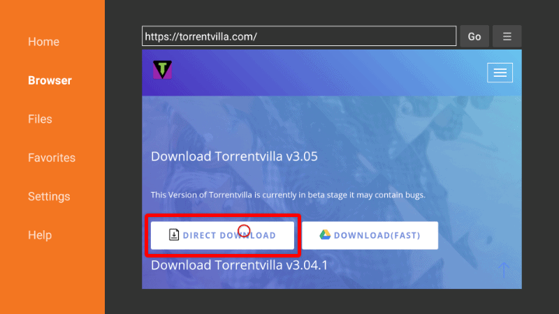 Download Torrentvilla ap