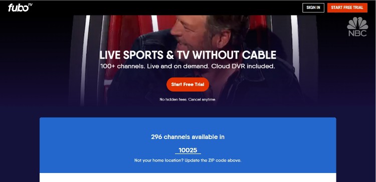 Watch sports on FuboTV