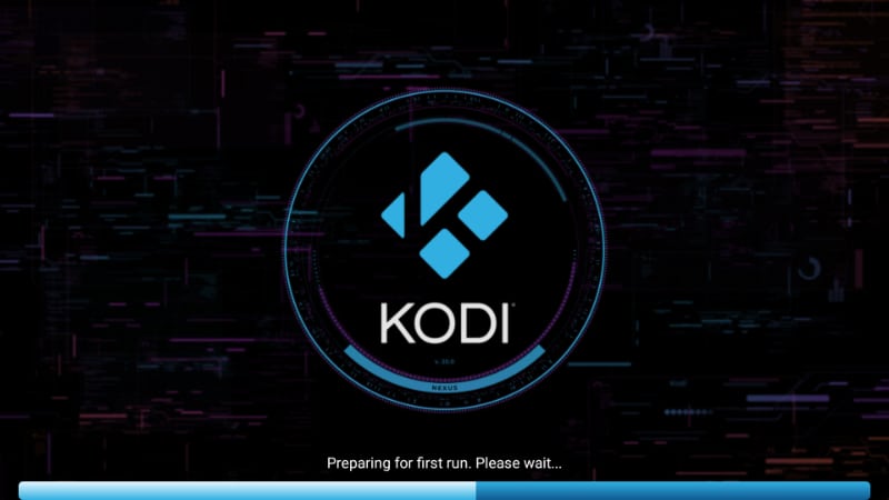 After installing Kodi 20 Nexus you can launch it.