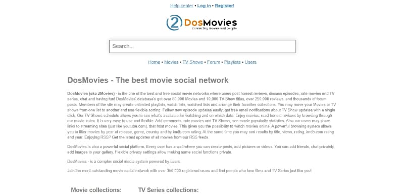 DosMovies is a streaming site
