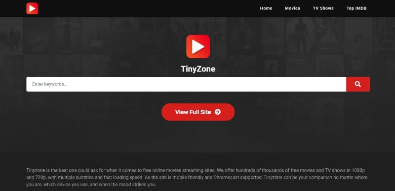 TinyZone is one of the Soap2day Alternatives