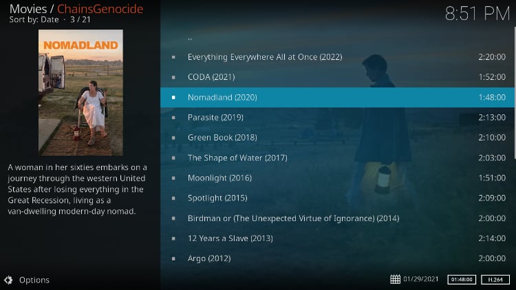 ChainsGenocide Kodi Addon movies