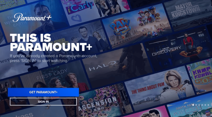 Sign in to Watch Paramount Plus in the UK