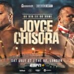 Joe Joyce vs Derek Chisora Official Poster