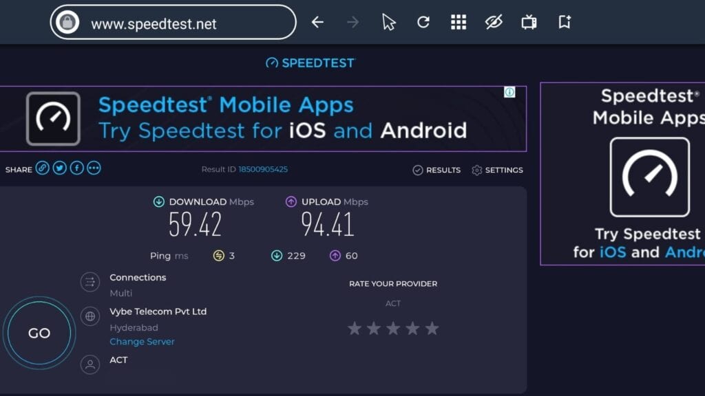 speedtest