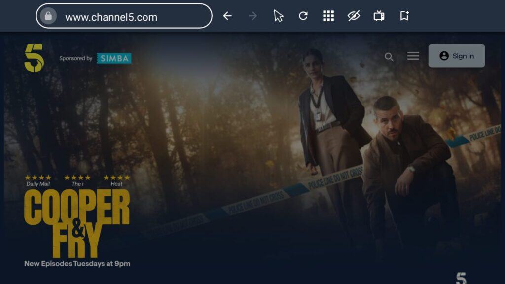 accessing channel 5 with vpn