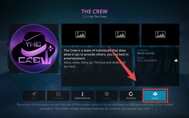Install the Crew addon on Kodi for access to media sources and entertainment. Easy step-by-step installation guide included.