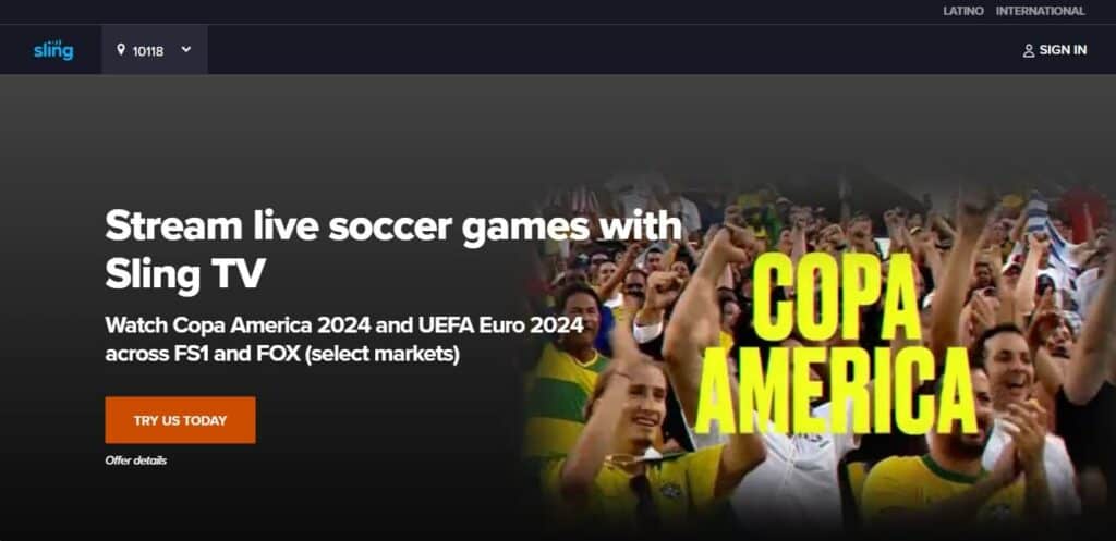 How to Watch Copa America Free Online via Sling TV