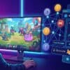 Digital gaming and crypto earnings platform with NFT integration.